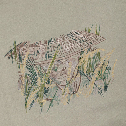 "lotus" Zip Up khaki