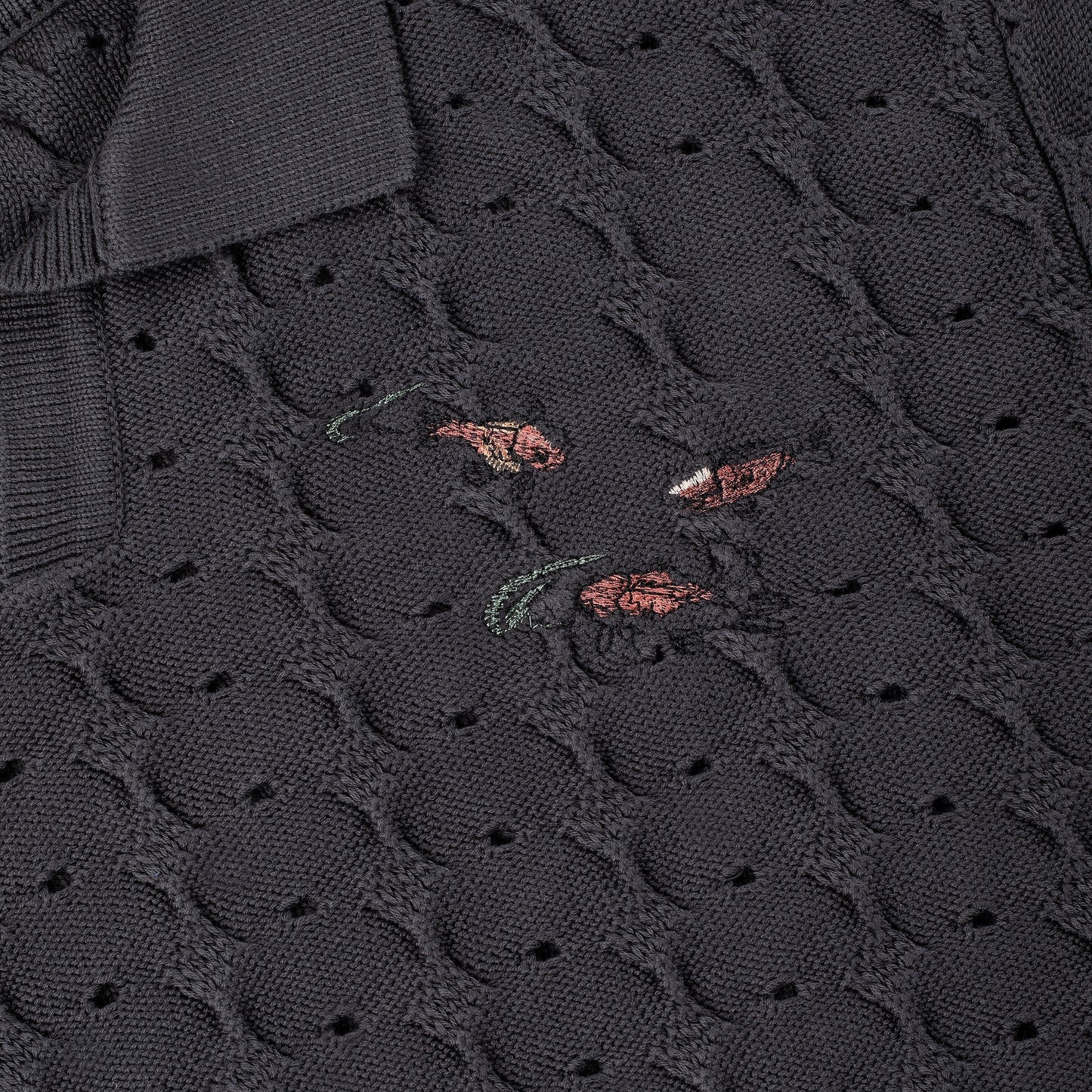 "lotus" longsleeve knit anthracite