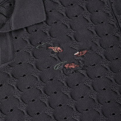 "lotus" longsleeve knit anthracite