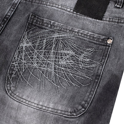 "sashiko v2" denim grey