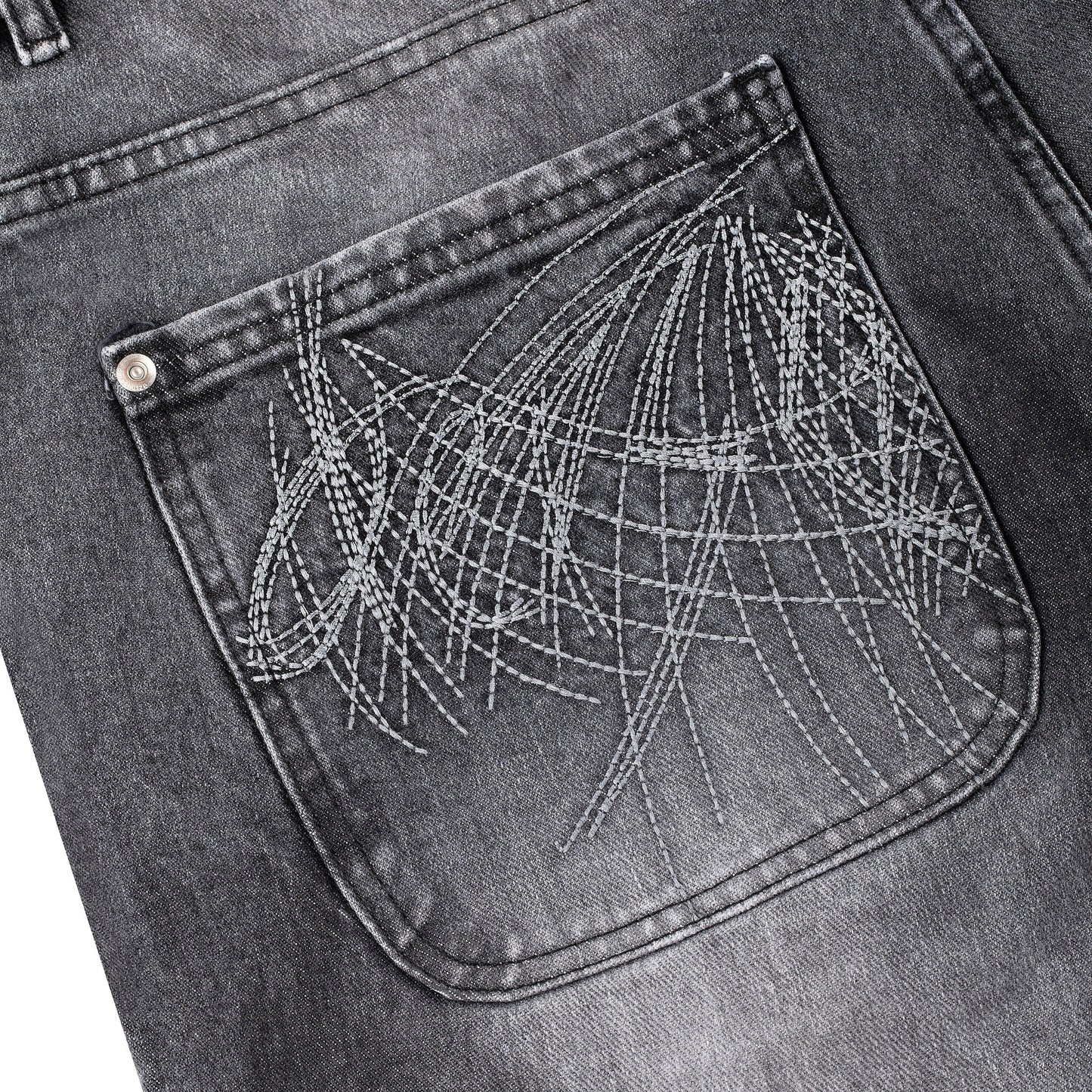 "sashiko v2" denim grey