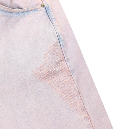 "lotus" Jorts faded rose