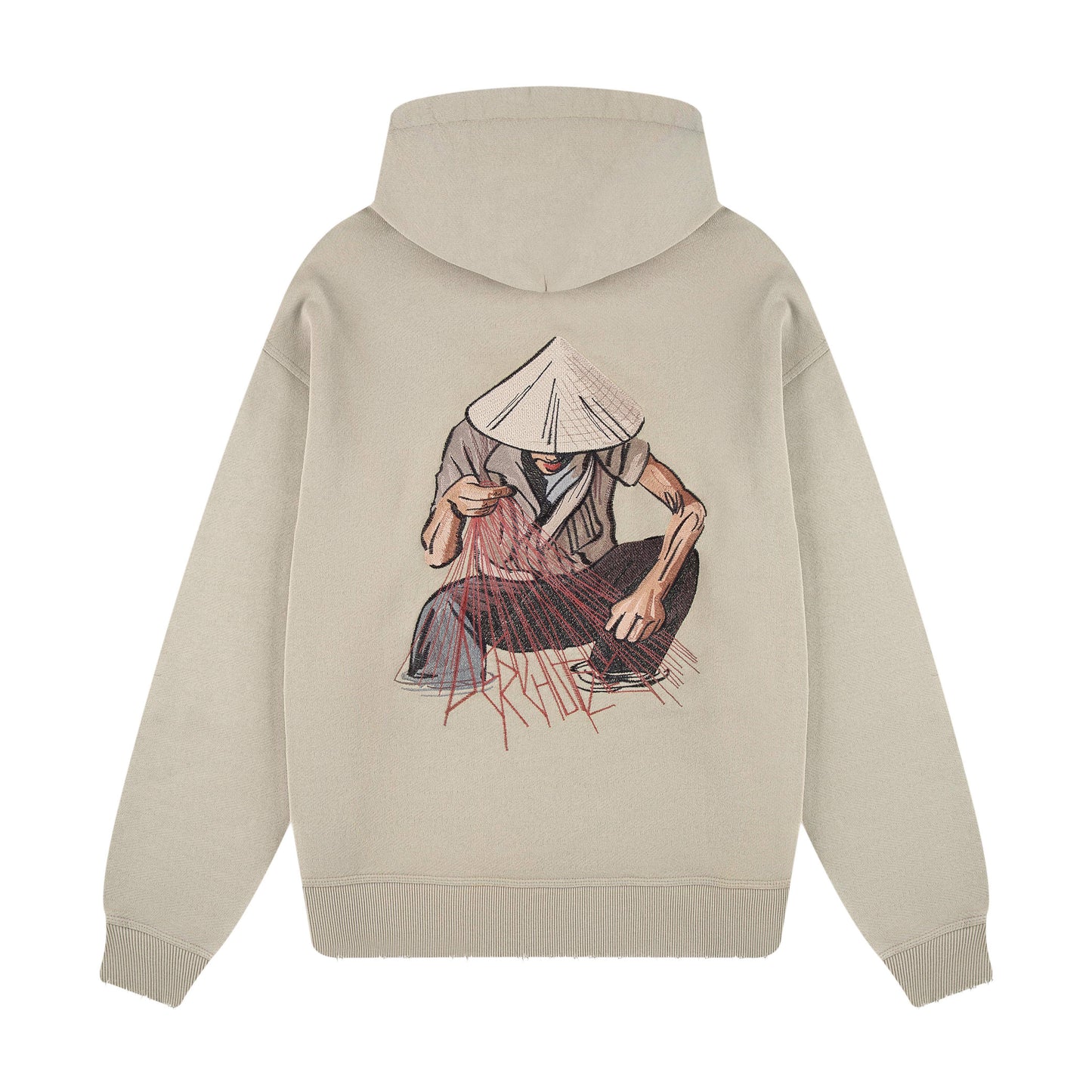 "lotus" Hoodie sage green