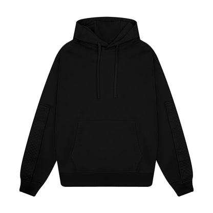 "sashiko" Hoodie black