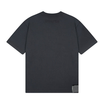 "sashiko" T Shirt anthracite