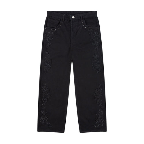 "western" Denim black