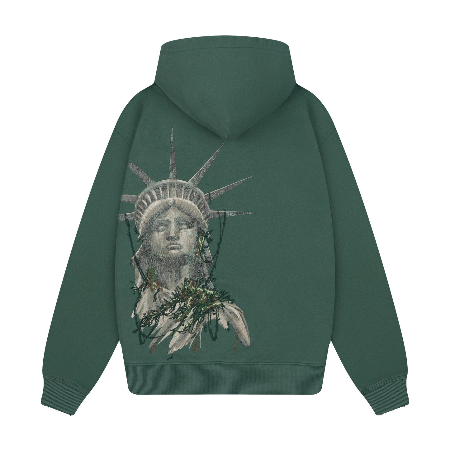 "NYC to RIO" Zip Up green