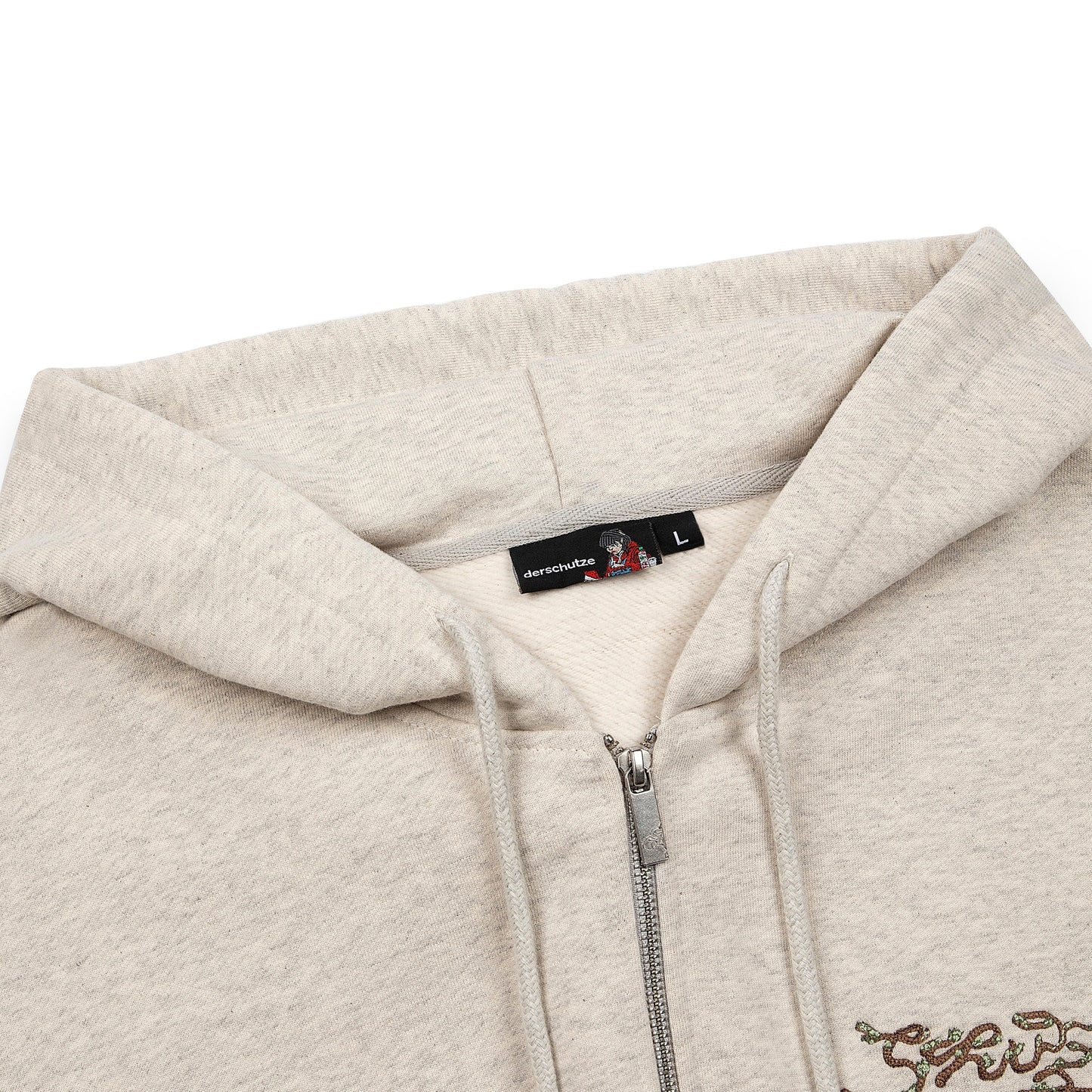 "NYC to RIO" Zip Up grey melange
