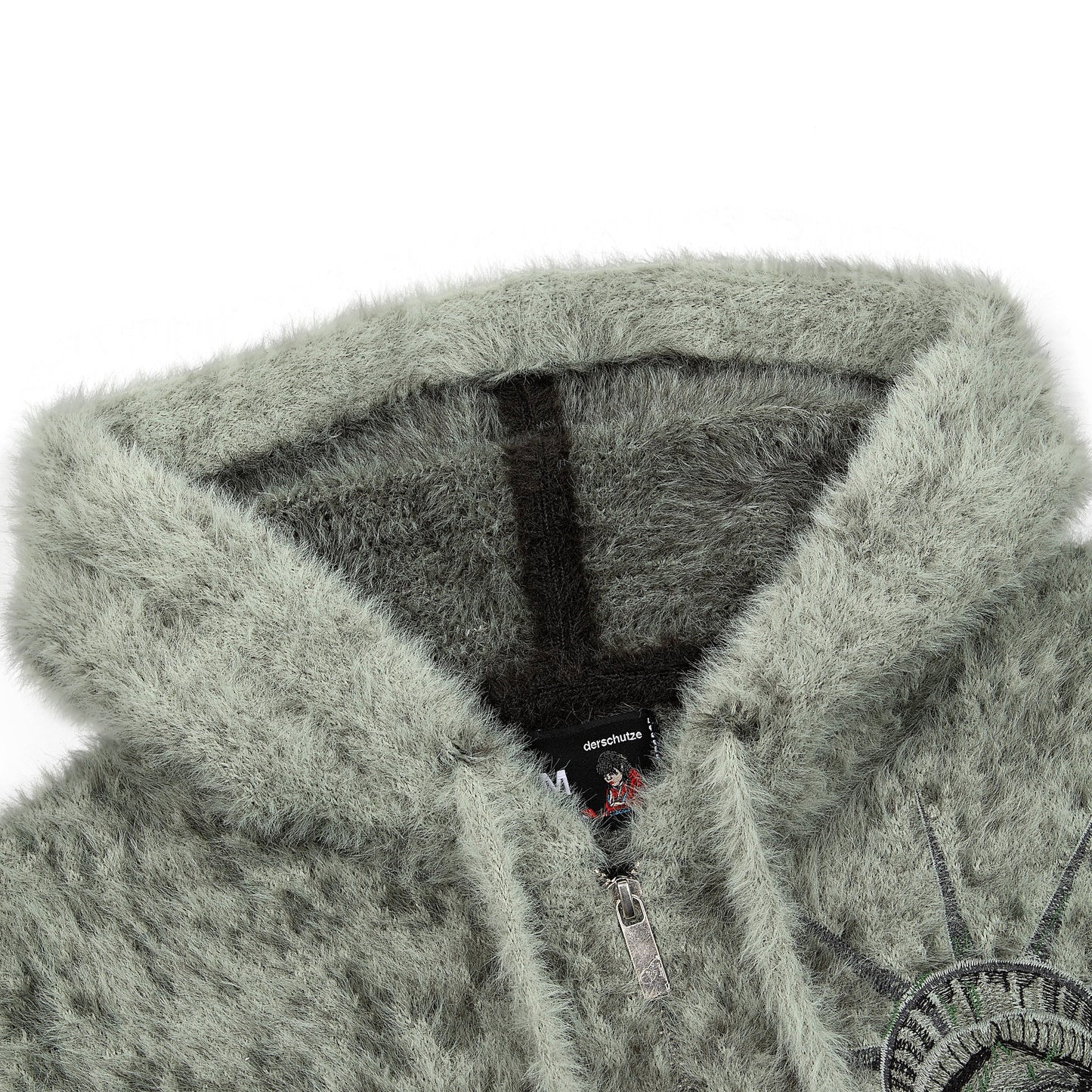 "NYC to RIO" Zip Up knit green