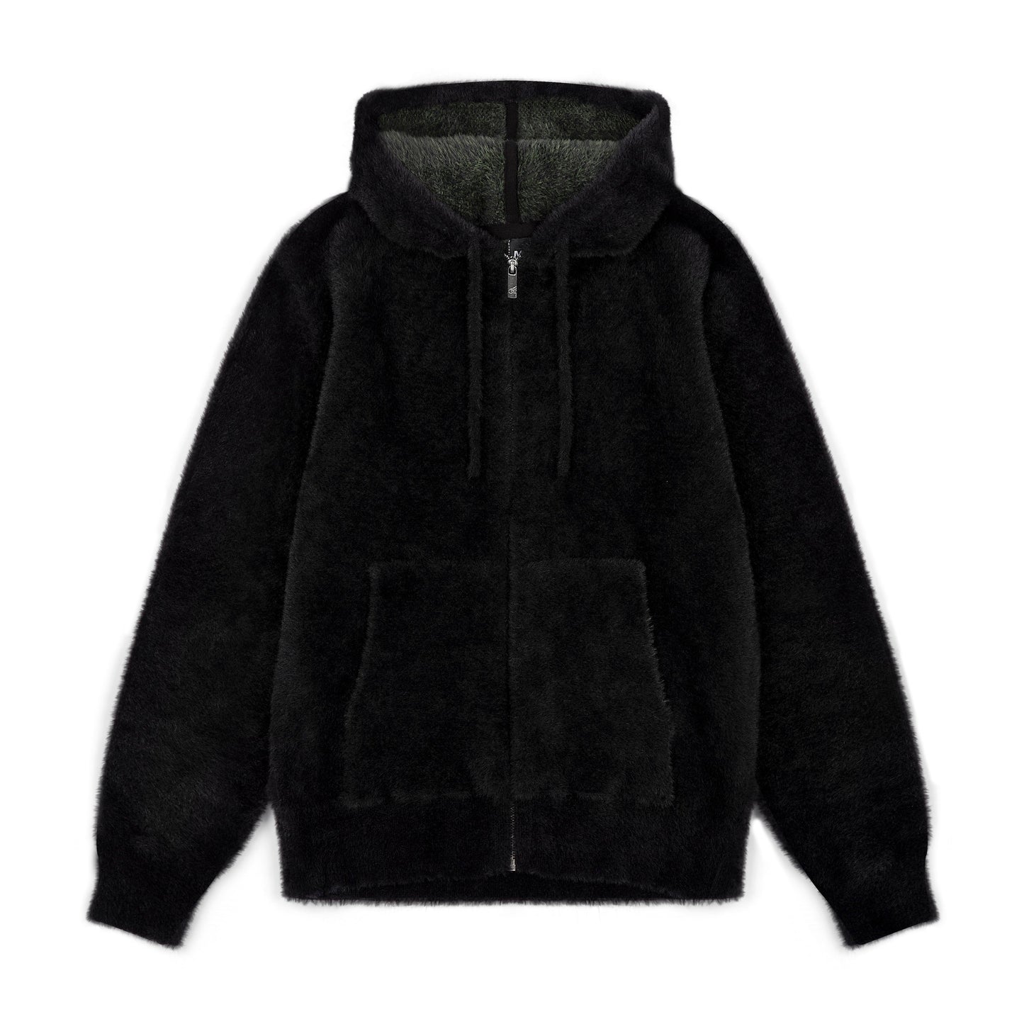 "NYC to RIO" Zip Up knit black