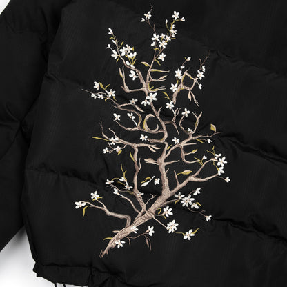 "blossom" Puffer black