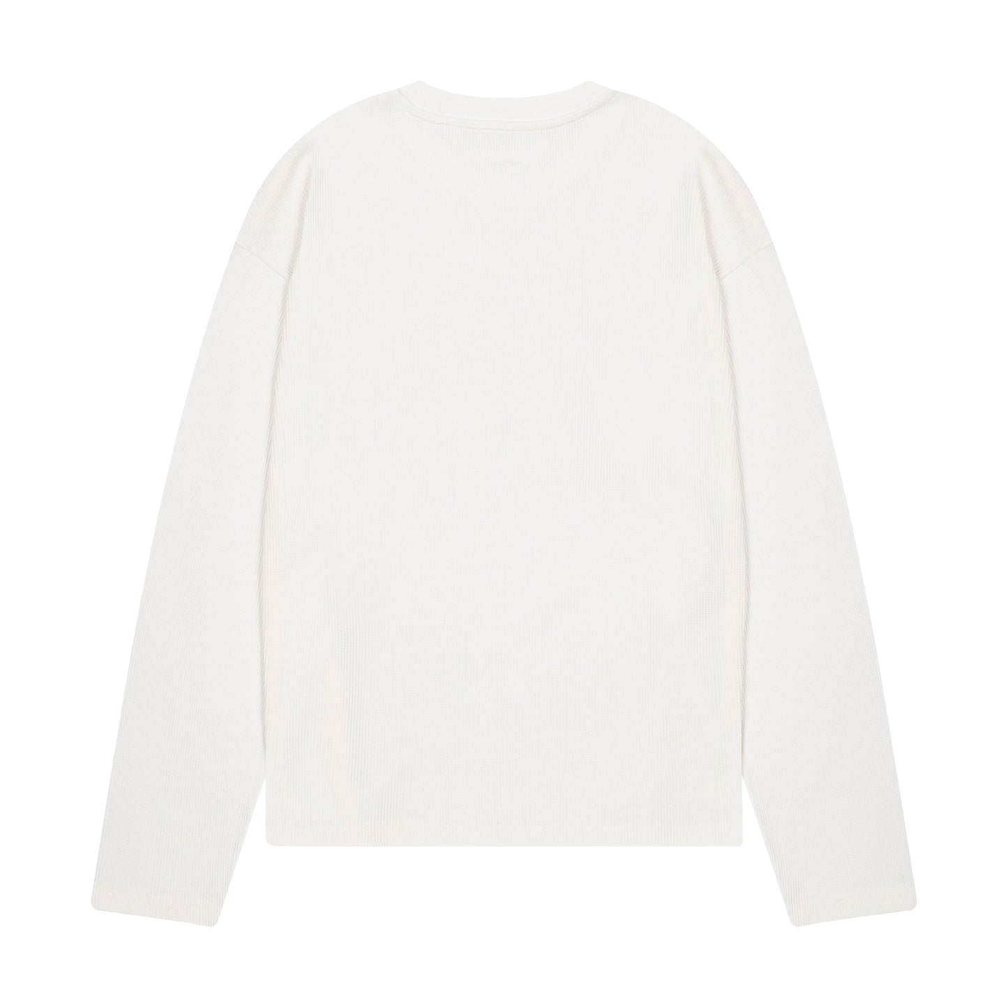 "NYC to RIO" waffle Longsleeve white