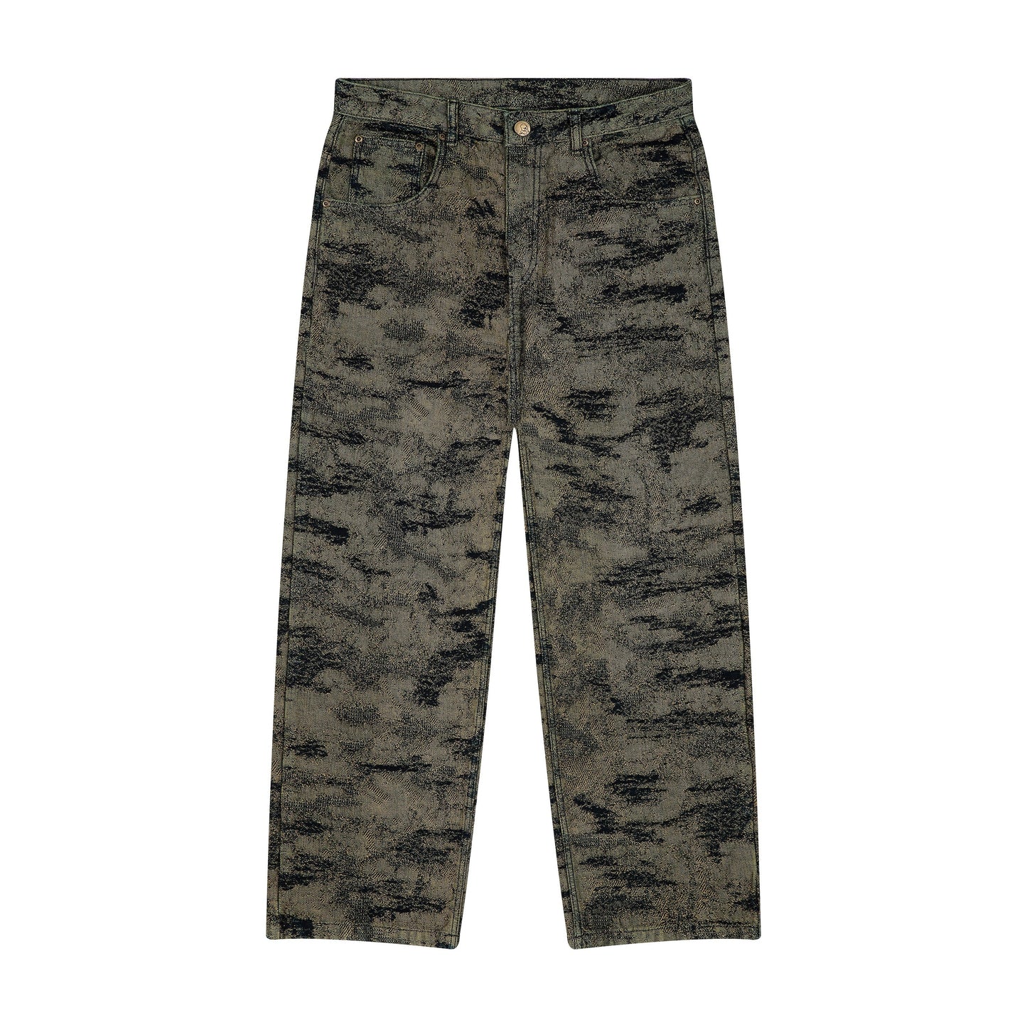 "NYC to RIO" camo Denim