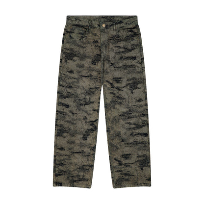 "NYC to RIO" camo Denim