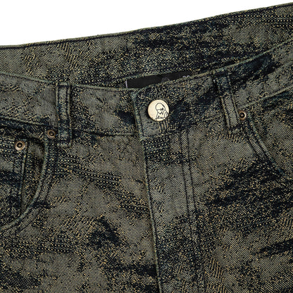 "NYC to RIO" camo Denim