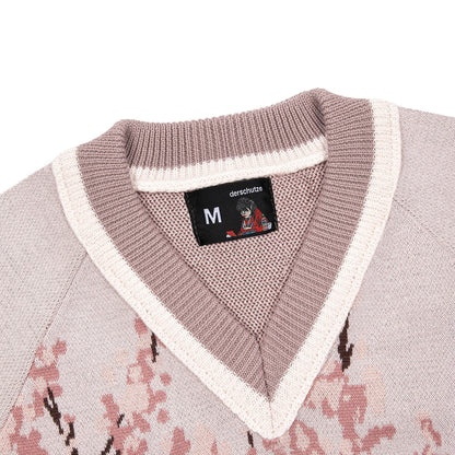 "blossom" Knit pink