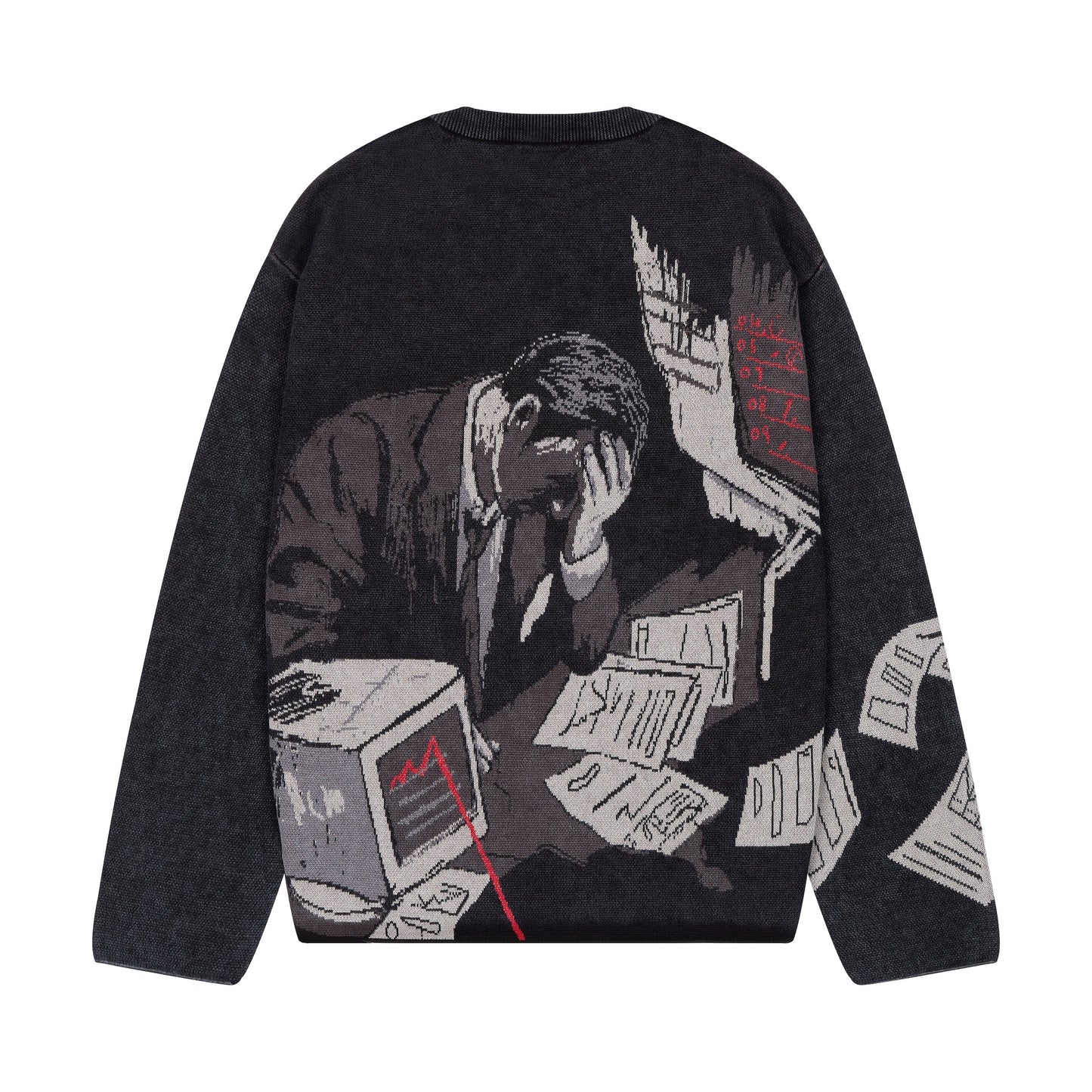 "wall street" Knit black