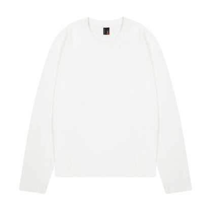 "blossom" waffle Longsleeve white