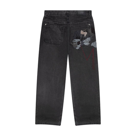 "wall street" Denim waxed