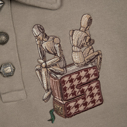 "gallery" Polo Sweatshirt