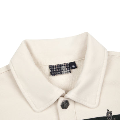 "gallery" striped Polo Sweatshirt