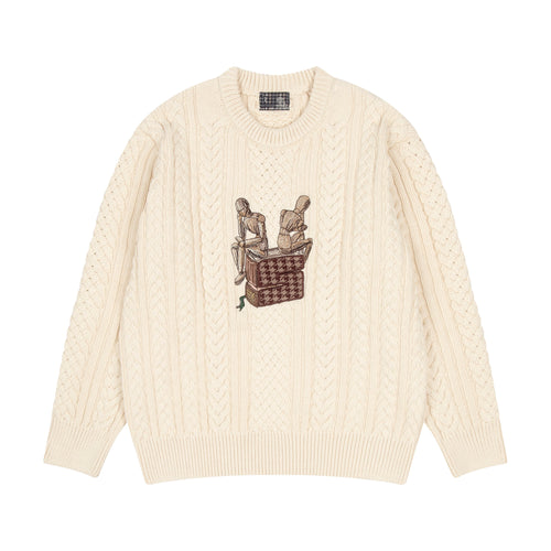 "gallery" Knit creme