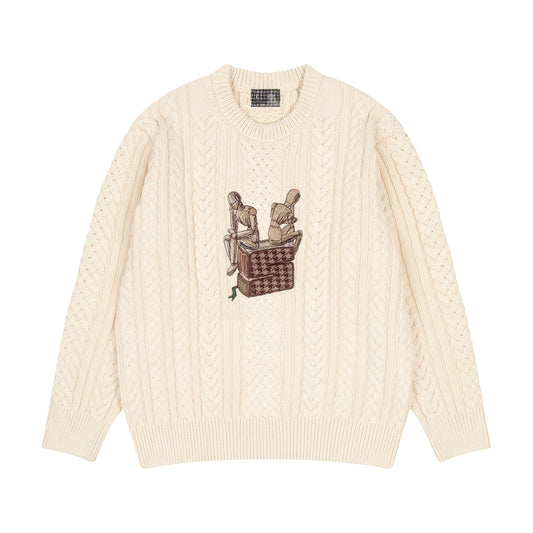 "gallery" Knit creme