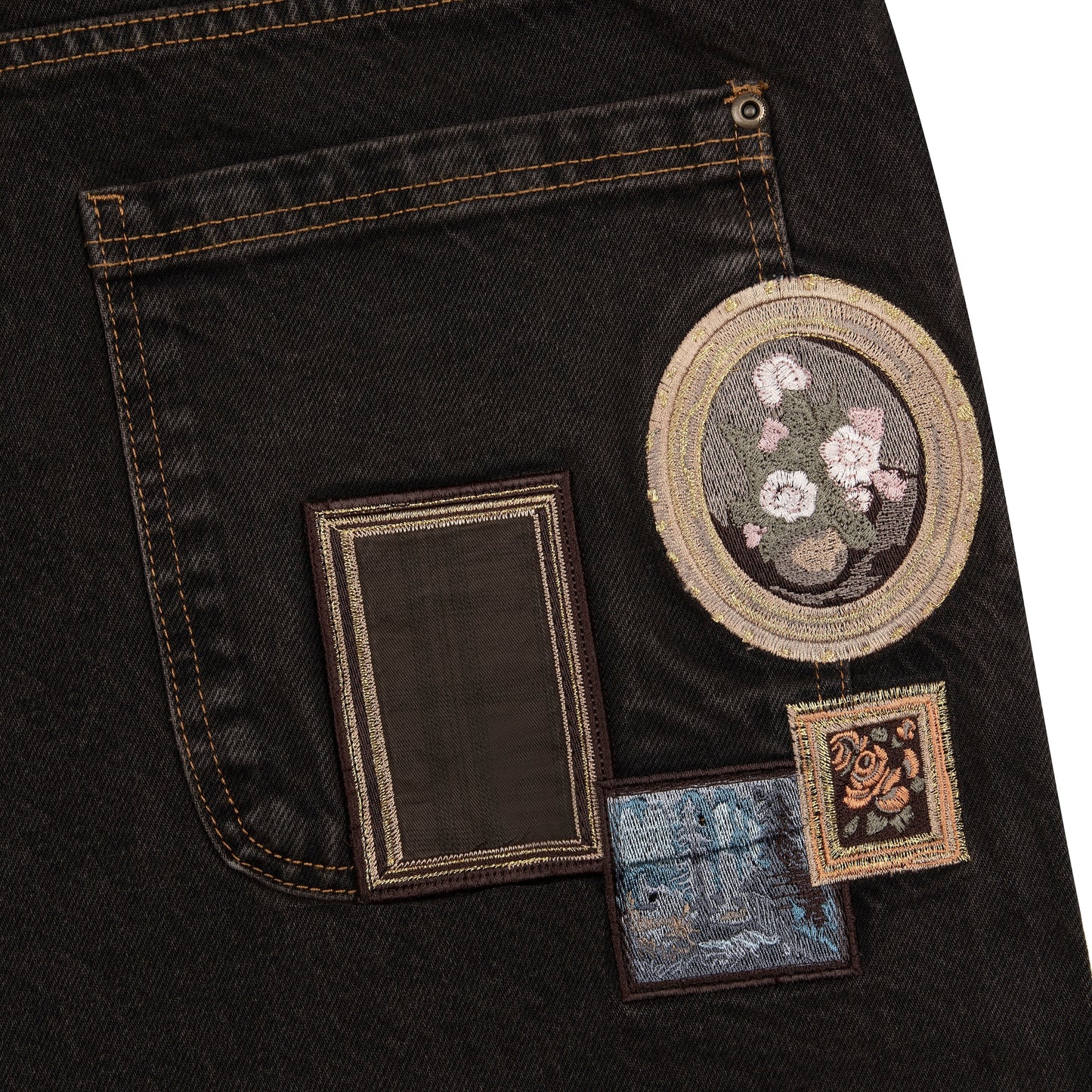 "gallery" Denim dark brown