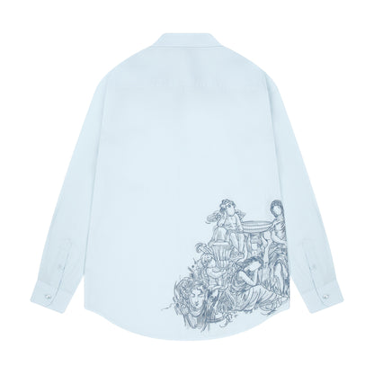 "gallery" Shirt light blue