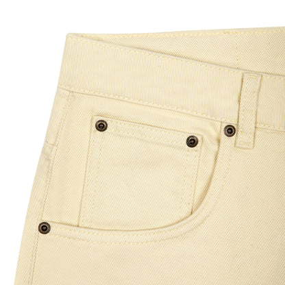 "garden of eden" Denim butter yellow