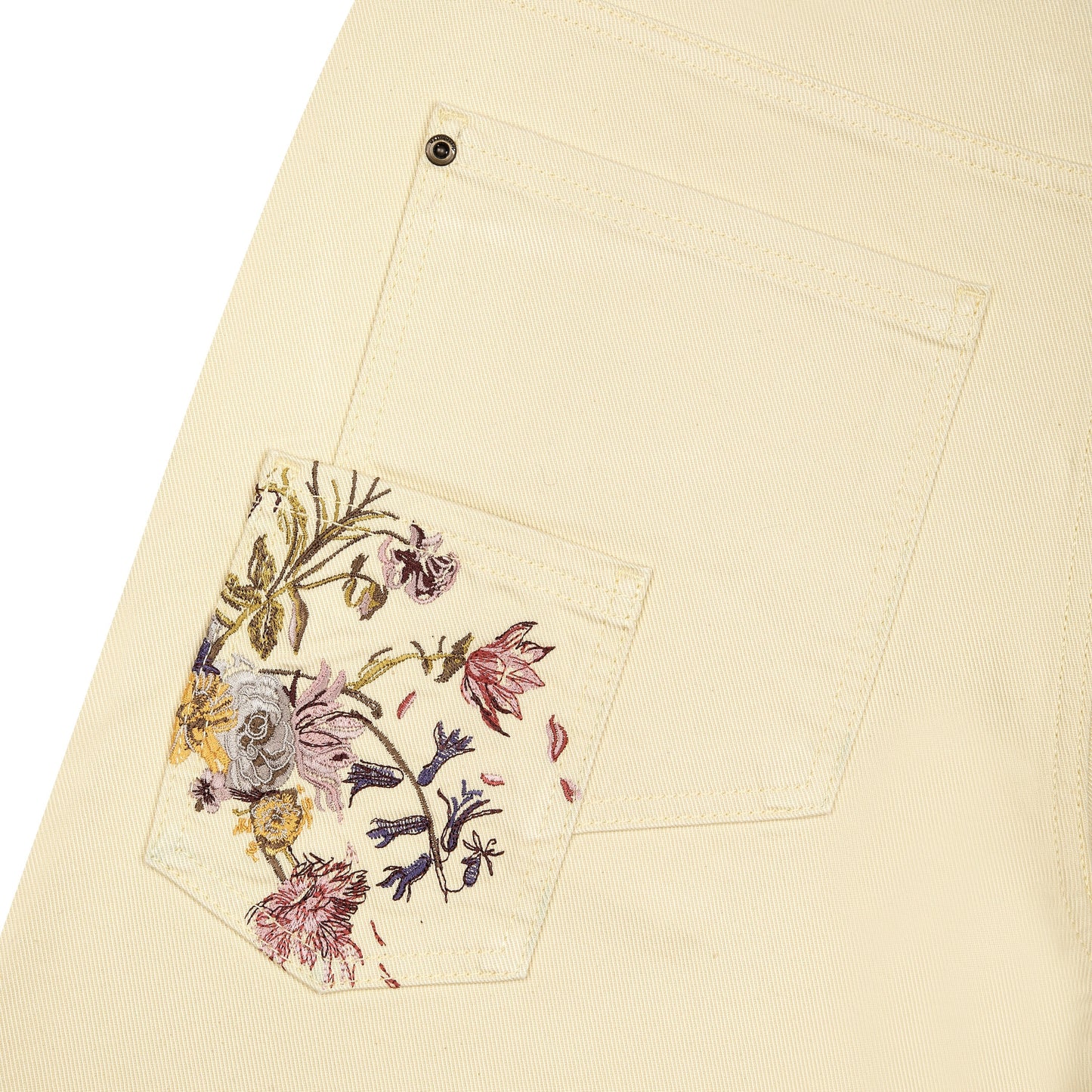 "garden of eden" Denim butter yellow