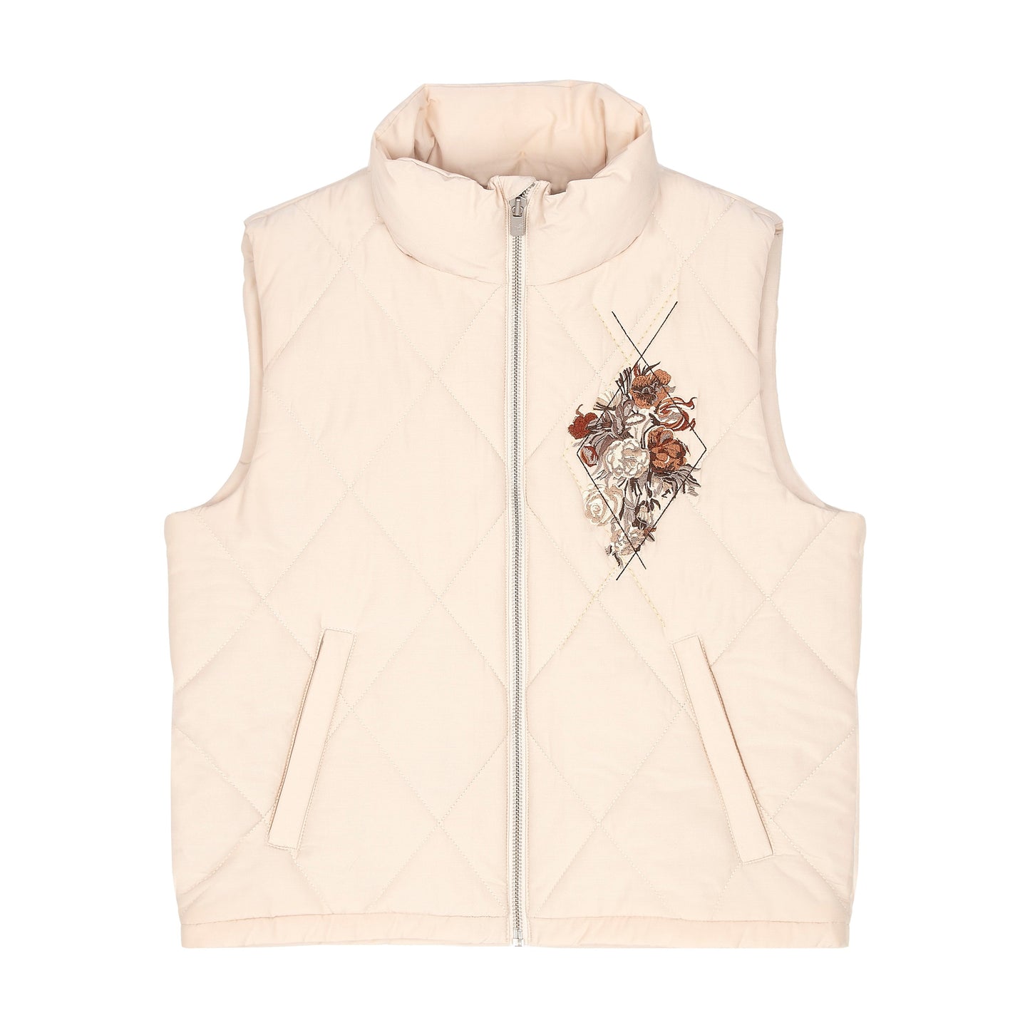 "garden of eden" Vest puffer beige