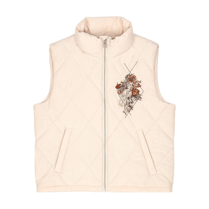 "garden of eden" Vest puffer beige
