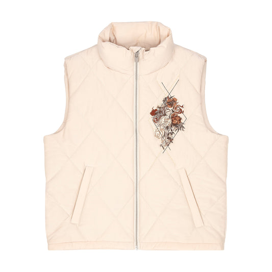 "garden of eden" Vest puffer beige