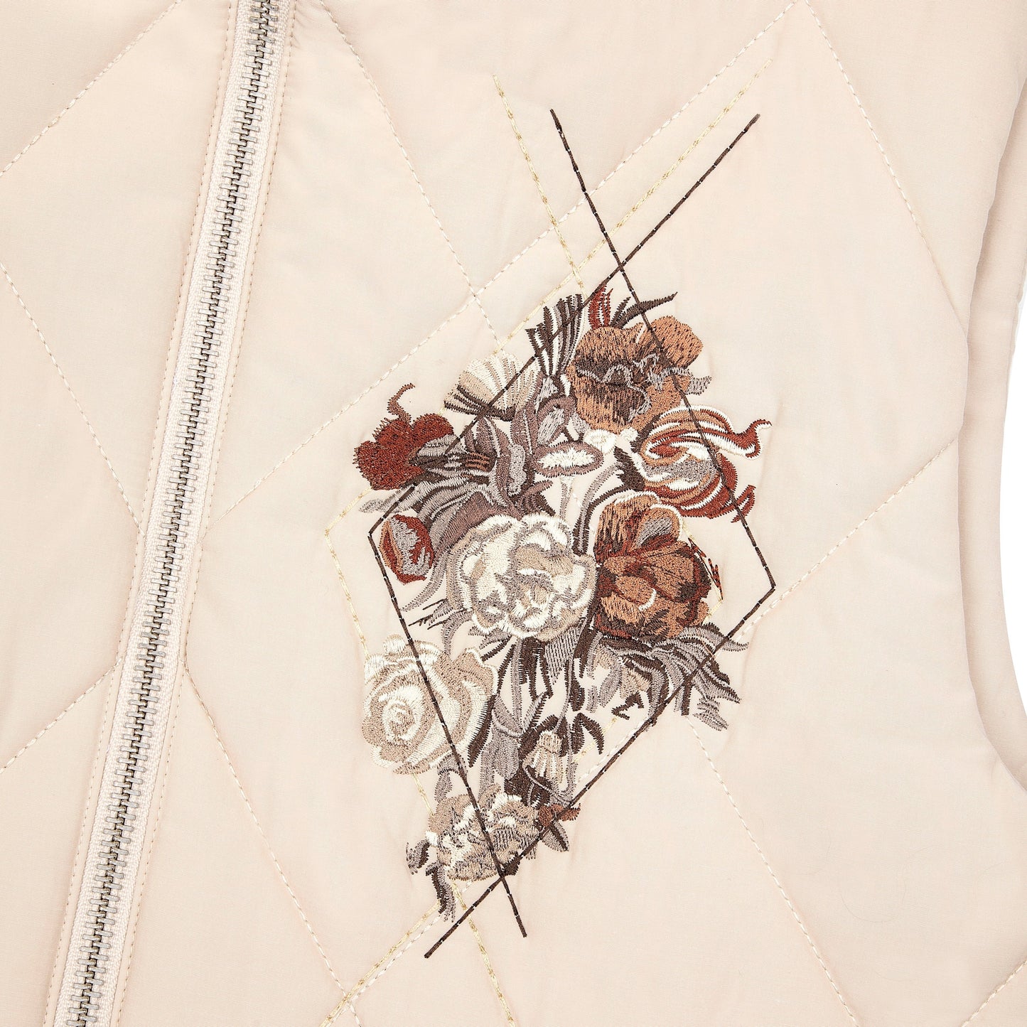 "garden of eden" Vest puffer beige
