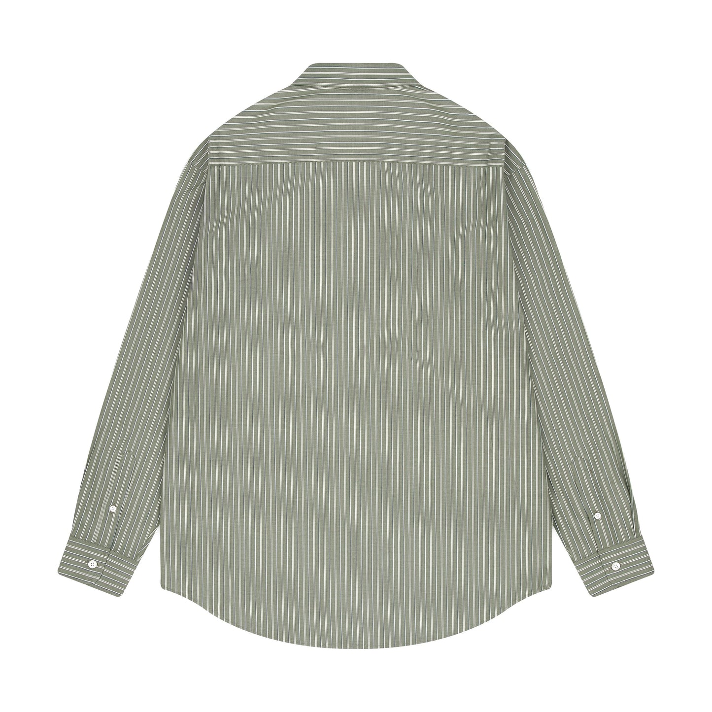 "garden of eden" green-white striped Shirt