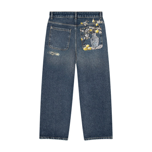 "garden of eden" indigo Denim