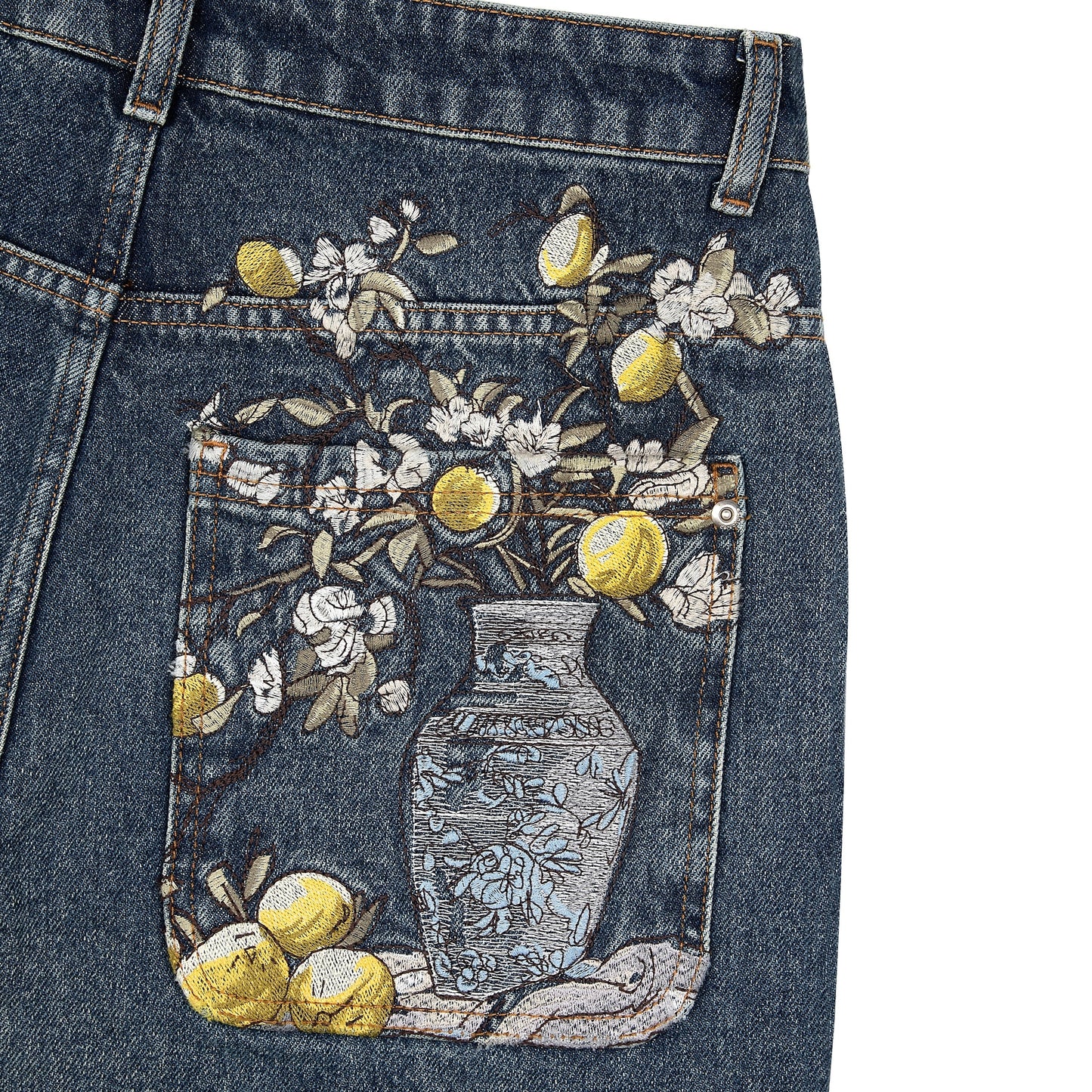 "garden of eden" indigo Denim