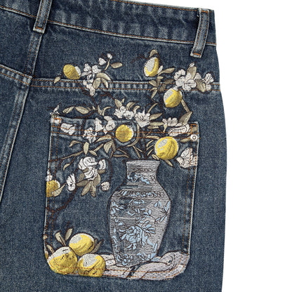 "garden of eden" indigo Denim