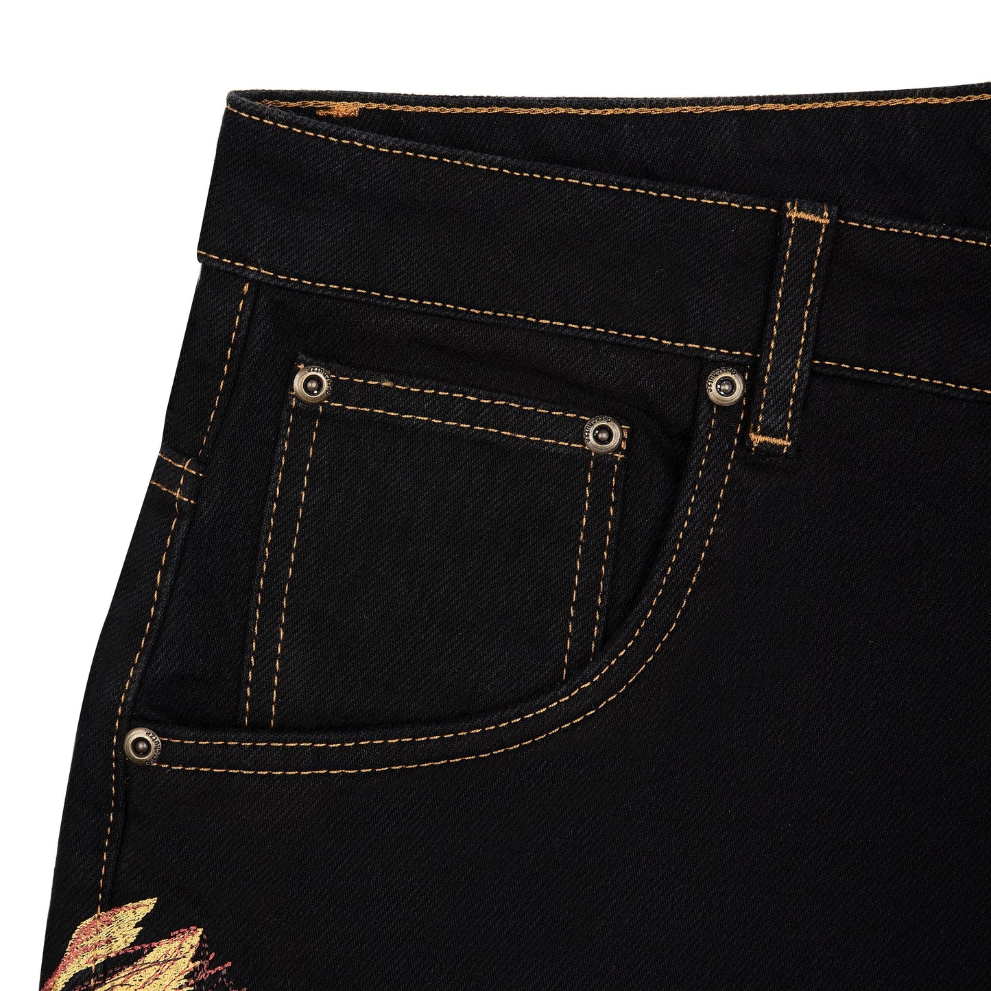 "garden of eden" Denim black