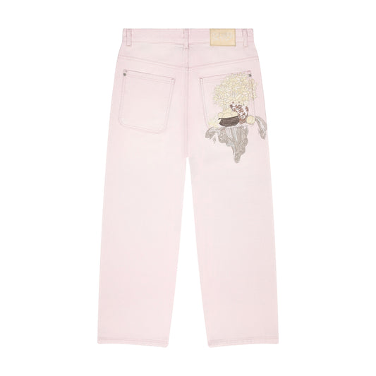 "garden of eden" Denim light pink