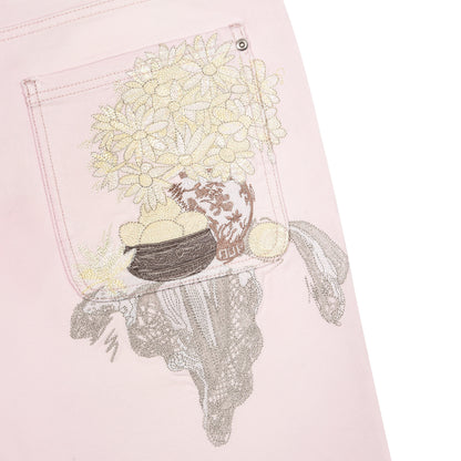 "garden of eden" Denim light pink