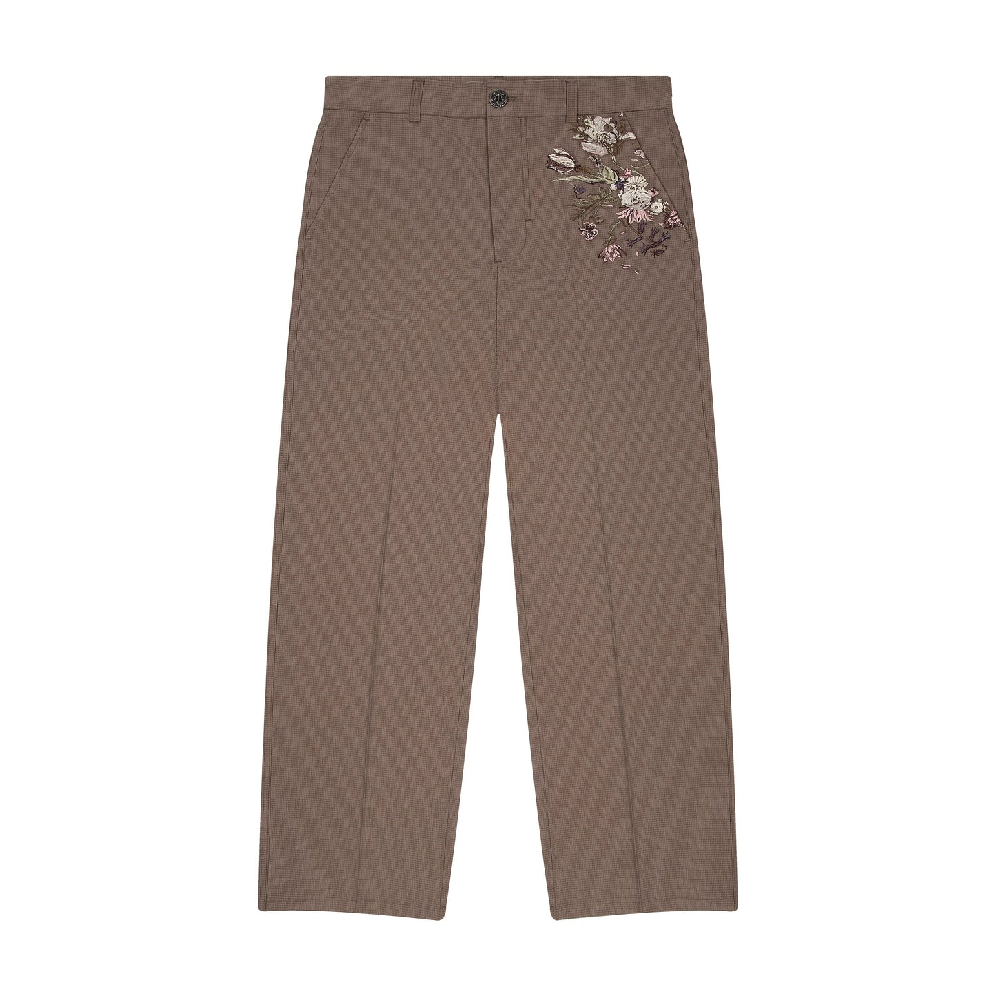 "garden of eden" plaid patterned Trousers