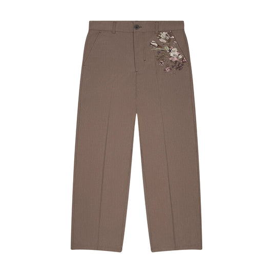 "garden of eden" plaid patterned Trousers