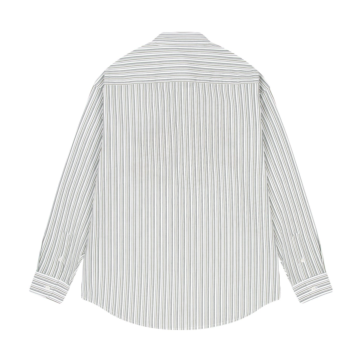 "garden of eden" white-green striped Shirt