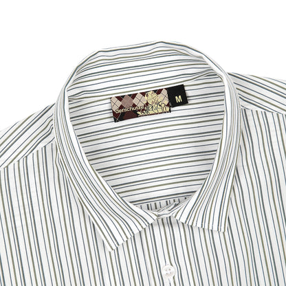 "garden of eden" white-green striped Shirt