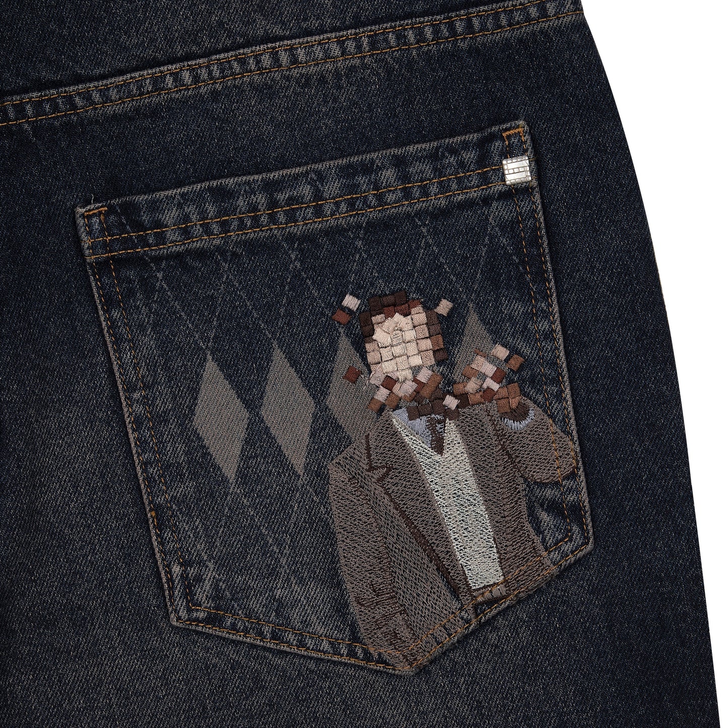 "on air" dark indigo Denim