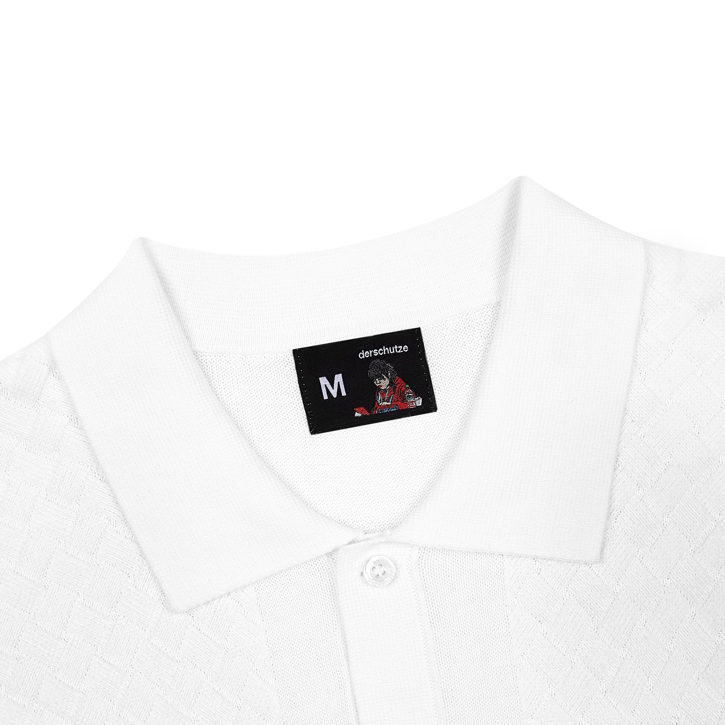 "on air" Polo knit off white