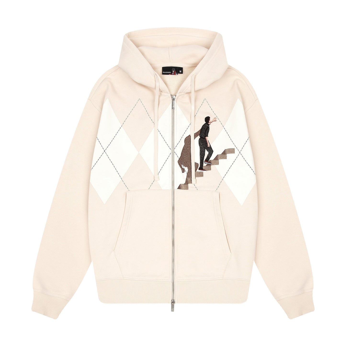 "on air" Zip Up beige