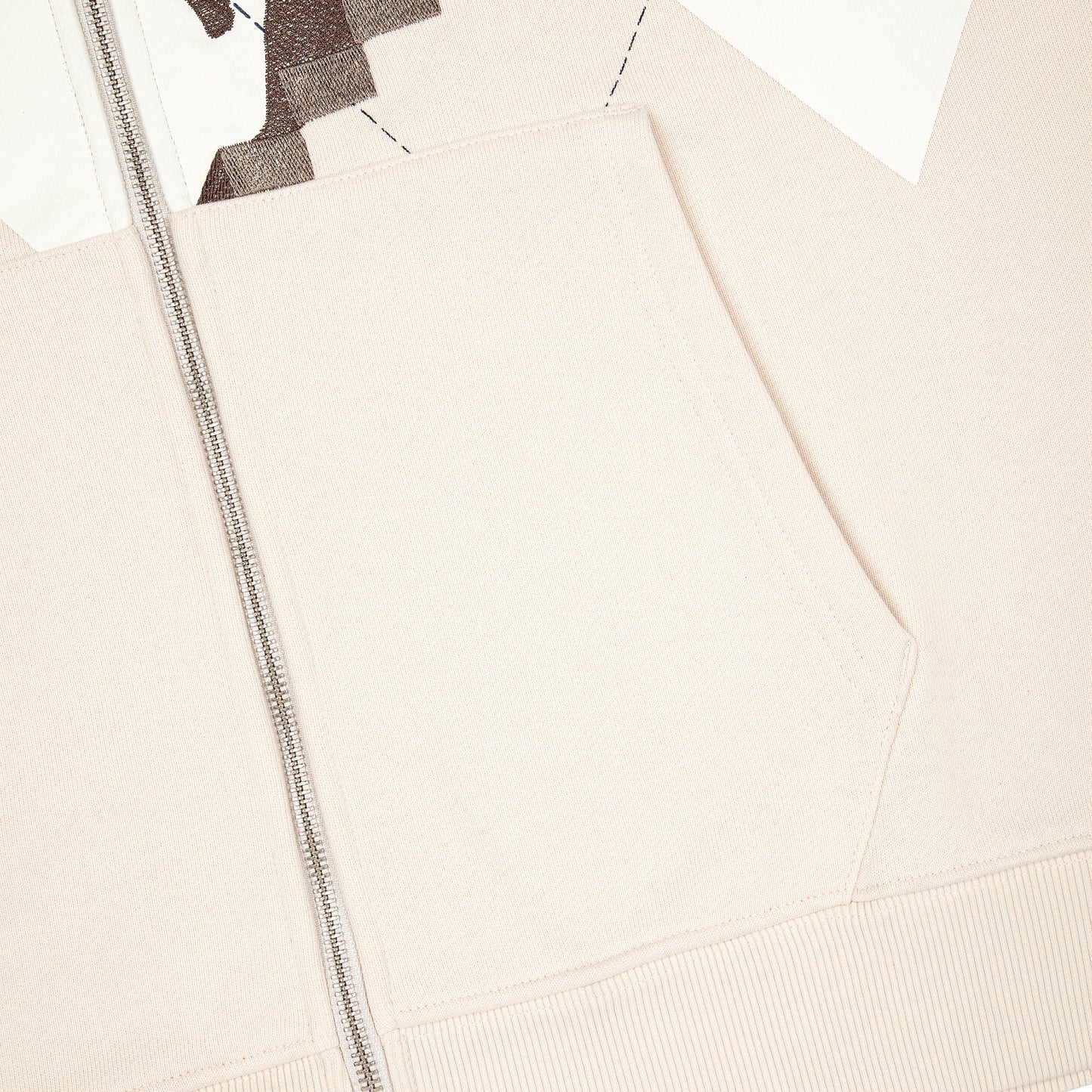 "on air" Zip Up beige